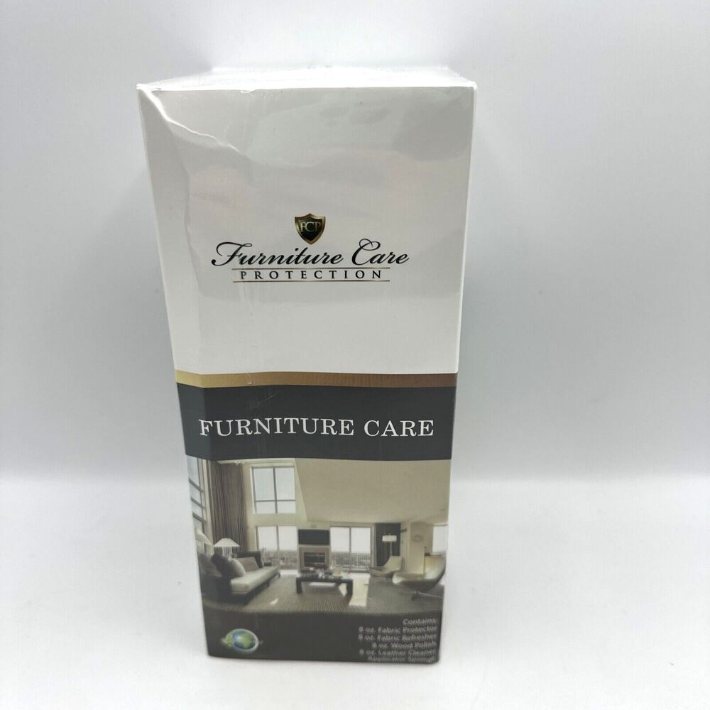 Furniture Care Protection Kit: Protector/Refresher/Polish/Cleaner NEW Sealed